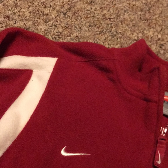 Bundle of New Nike Indiana Hoosiers Fleece 1/4 zip & long sleeve shirt Small - Picture 4 of 8